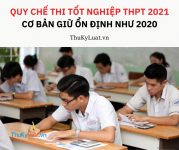 Thông tư, quy chế, Hướng dẫn thi THPT Quốc Gia 2021